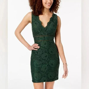City Studios' sleeveless bodycon green dress